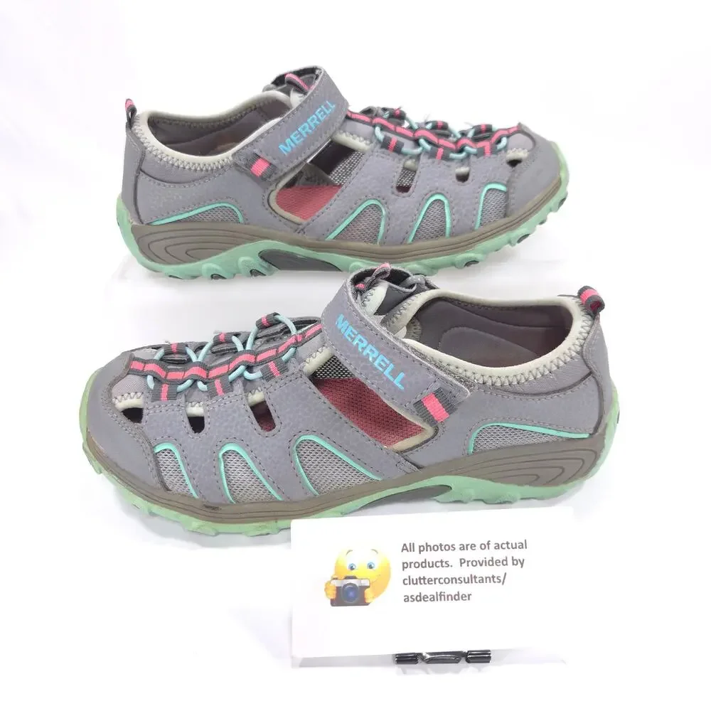 Merrell Hydro H2O Hiker Outdoor Hiking Youth Sandal Girls Size 4 MY57961 Gray